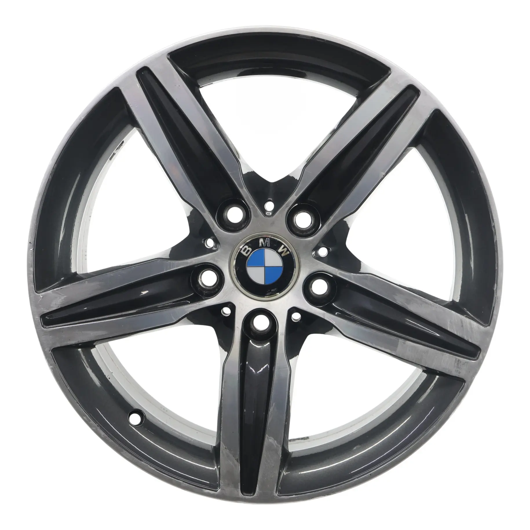 BMW F20 F21 F22 Llanta de Aleacion Negra 17" Star Spoke 379 ET:43 7,5J 6850151