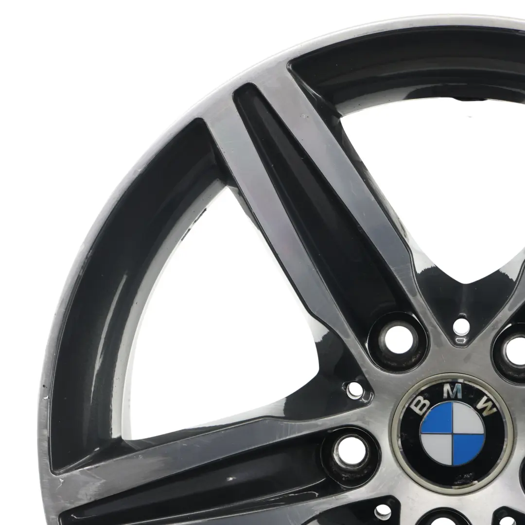 Schwarz Alu Felge Alufelge 17" 7,5J Sternspeiche 379 für BMW F20 F21 F22 mit Teilenummer 6850151 BMW F20 F21 F22 Schwarz Alu Felge Alufelge 17" 7,5J Sternspeiche 379 - SKU 6850151-4 - Teilenummer 6850151