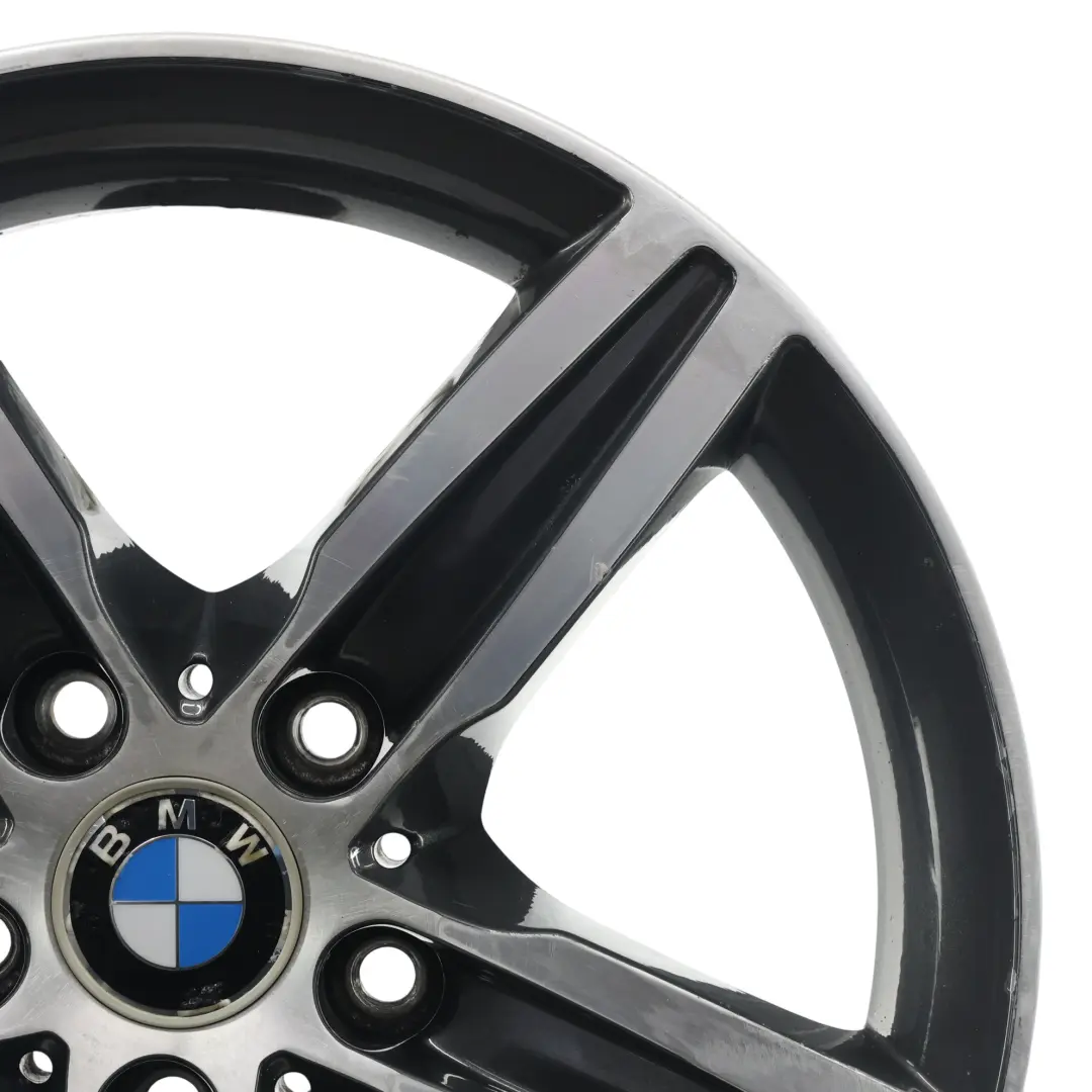 Schwarz Alu Felge Alufelge 17" 7,5J Sternspeiche 379 für BMW F20 F21 F22 mit Teilenummer 6850151 BMW F20 F21 F22 Schwarz Alu Felge Alufelge 17" 7,5J Sternspeiche 379 - SKU 6850151-4 - Teilenummer 6850151