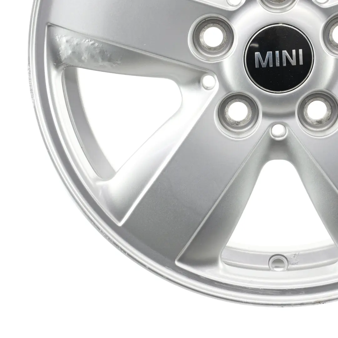 Alloy Rim 15" 5,5J ET:46 Heli Spoke 492 to Mini Cooper One F55 F56 F57 Wheel with Part number 6855101 Mini Cooper One F55 F56 F57 Wheel Alloy Rim 15" 5,5J ET:46 Heli Spoke 492 - SKU 6855101-2 - Part number 6855101