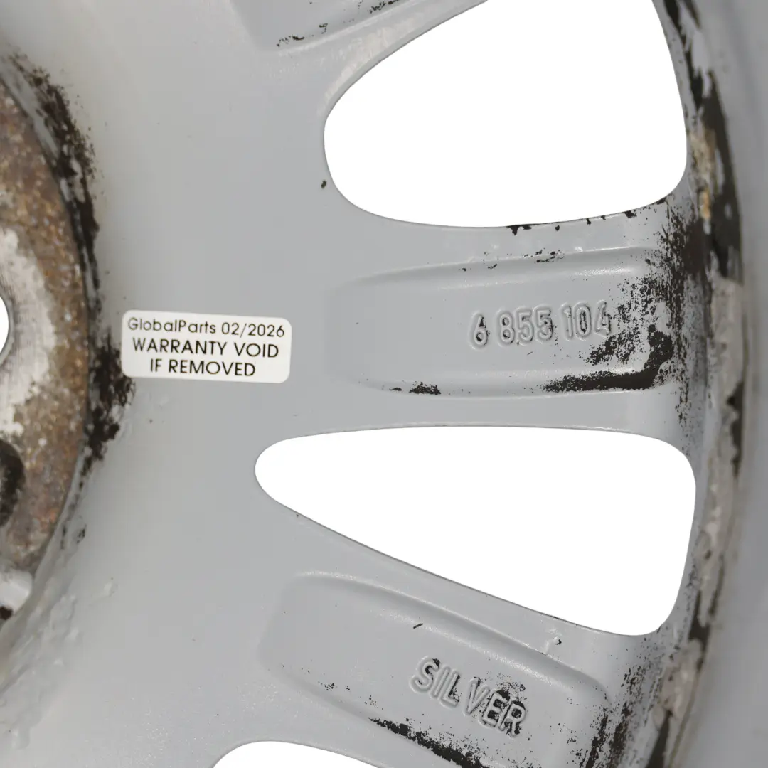 Argento Cerchio in lega 16" 6,5J Victory Spoke 495 ET:54 per Mini Cooper F55 F56 con numero di parte 6855104 Mini Cooper F55 F56 Argento Cerchio in lega 16" 6,5J Victory Spoke 495 ET:54 - SKU 6855104-1 - Numero di parte 6855104