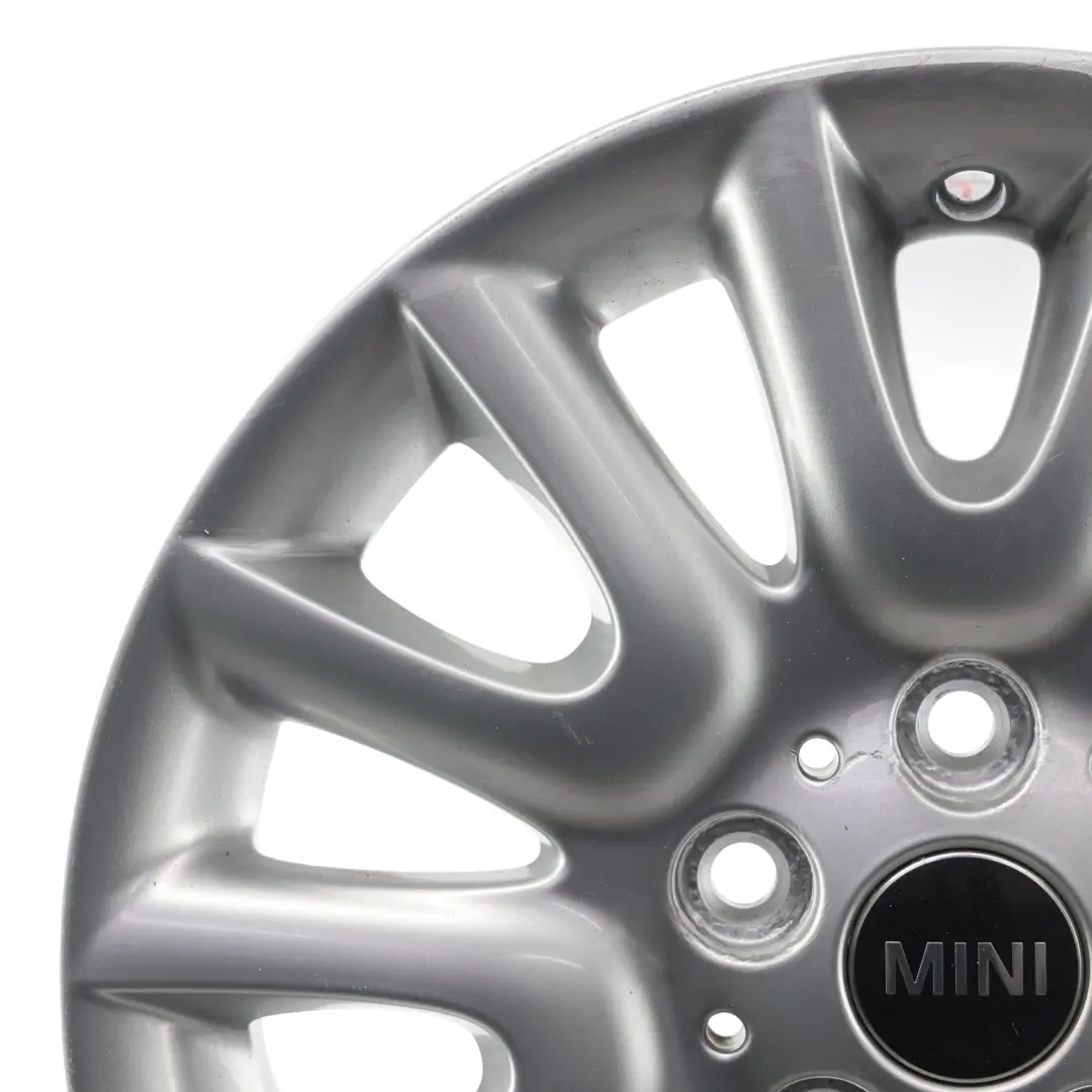 llanta de aleación de plata 16 "6,5J Victory Spoke 495 ET:54 para Mini Cooper F55 F56 con número de pieza 6855104 Mini Cooper F55 F56 llanta de aleación de plata 16 "6,5J Victory Spoke 495 ET:54 - SKU 6855104-1 - Número de pieza 6855104