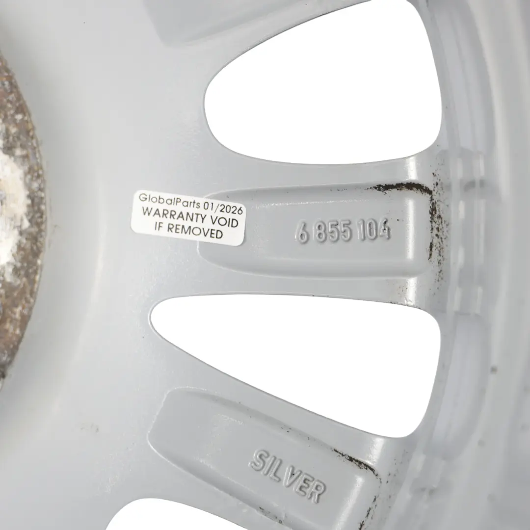 Mini Cooper F55 F56 Silver Cerchio in lega 16" 6,5J Victory Spoke 495 ET:54 - SKU 6855104-2 - Numero di parte 6855104