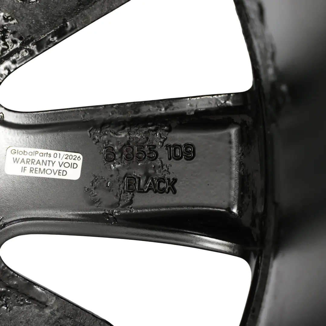 Mini Cooper F55 F56 Black Wheel Alloy Rim 17" ET:54 7J Cosmos Spoke 499 - SKU 6855109-4 - Part number 6855109