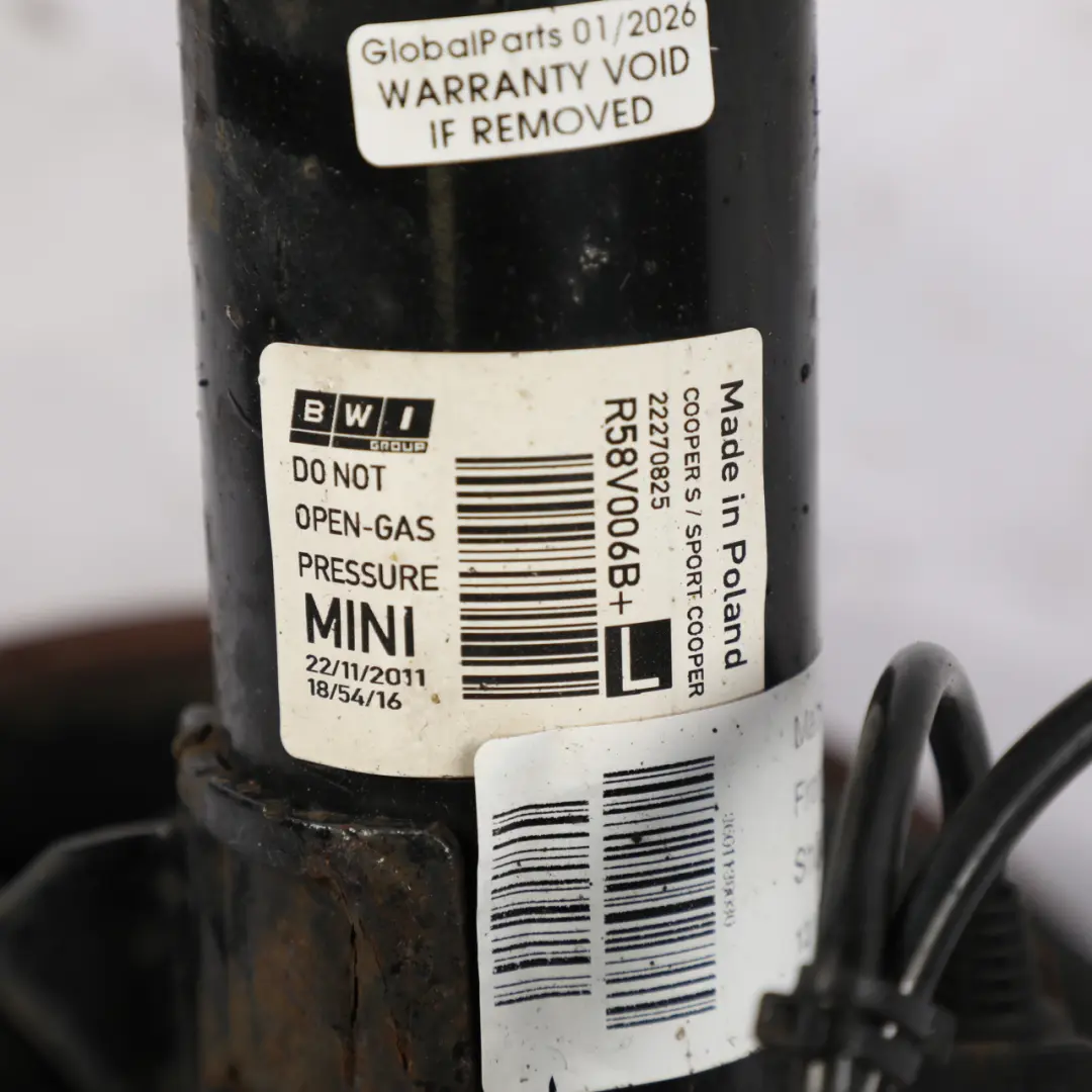 Mini R58 Cooper S Suspension Leg Front Left N/S Spring Strut Brake Disc Caliper - SKU 6855357-2 - Part number 6855357