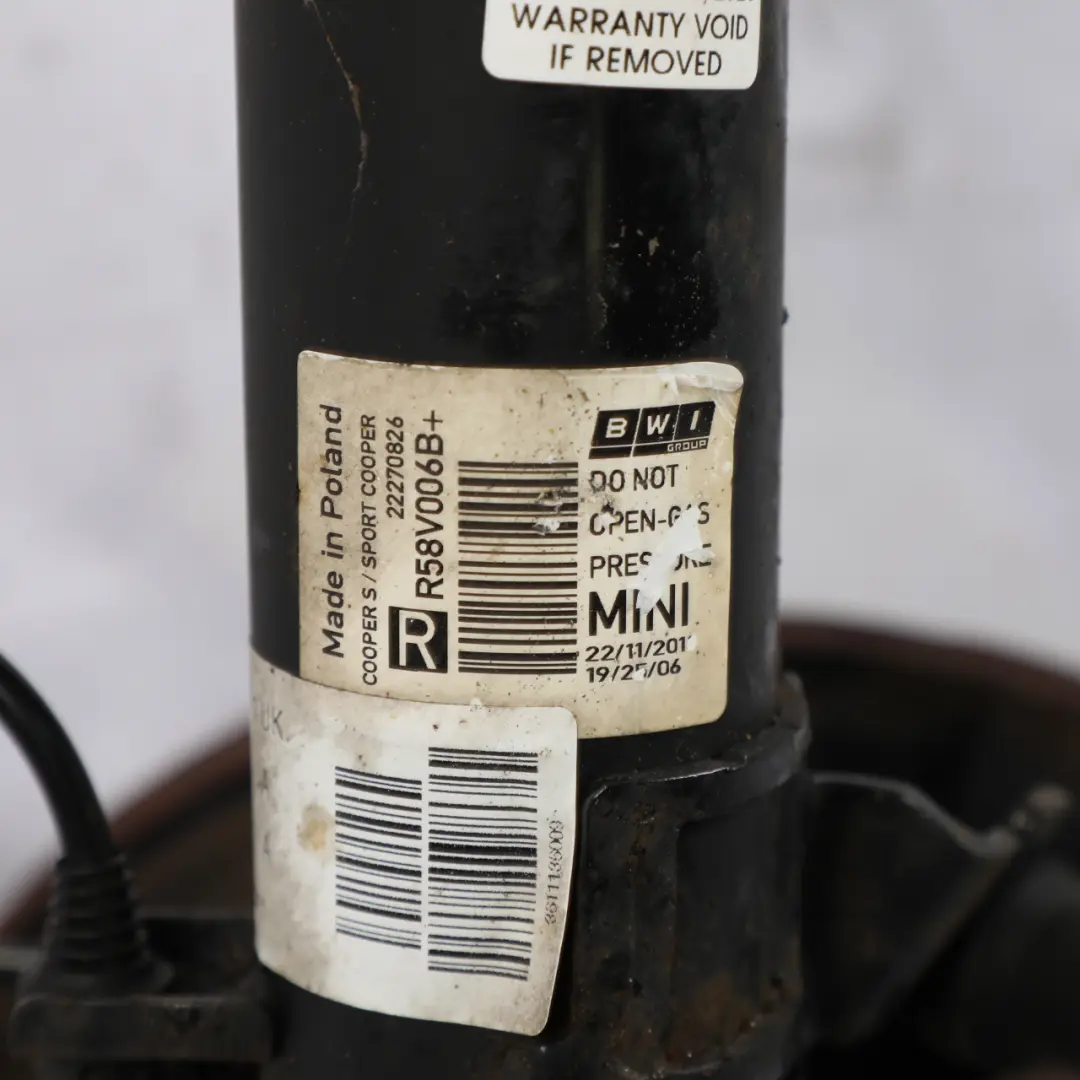 Mini R58 Cooper S Pierna Suspensión Delantera Derecha Amortiguador Disco Freno - SKU 6855358-1 - Número de pieza 6855358