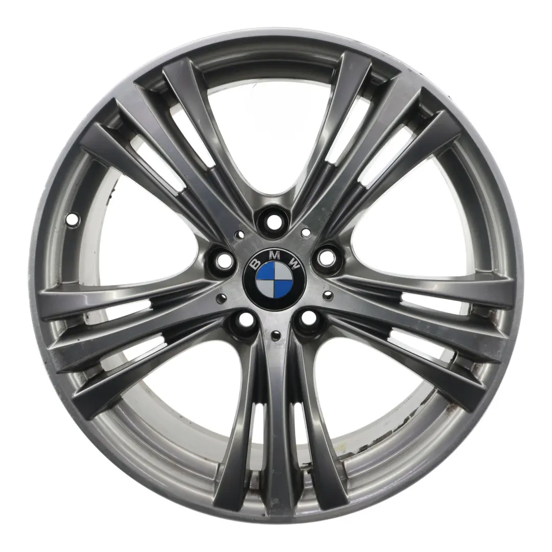 Ferric Grau Leicht metall felge vorne 19" Stern speiche 407 8J für BMW F30 mit Teilenummer 6857565 BMW F30 Ferric Grau Leicht metall felge vorne 19" Stern speiche 407 8J - SKU 6857565-1 - Teilenummer 6857565