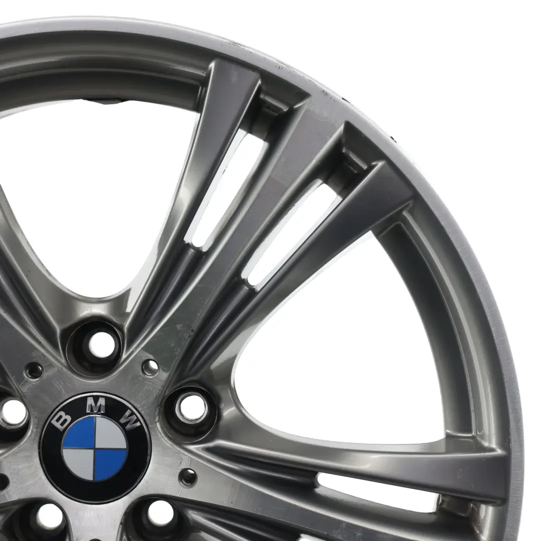 Ferric Grigio Cerchio anteriore lega 19" raggi stellati 407 8J per BMW F30 con numero di parte 6857565 BMW F30 Ferric Grigio Cerchio anteriore lega 19" raggi stellati 407 8J - SKU 6857565-1 - Numero di parte 6857565