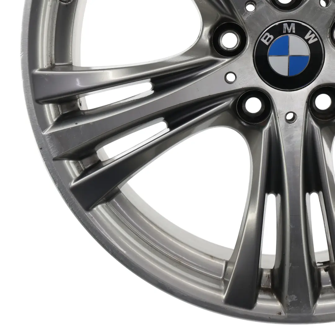 Jante roue avant alliage gris ferrique 19" Star Spoke 8J ET:36 pour BMW F30 à propos du numéro de pièce 6857565 BMW F30 Jante roue avant alliage gris ferrique 19" Star Spoke 8J ET:36 - SKU 6857565-1 - Numéro de pièce 6857565