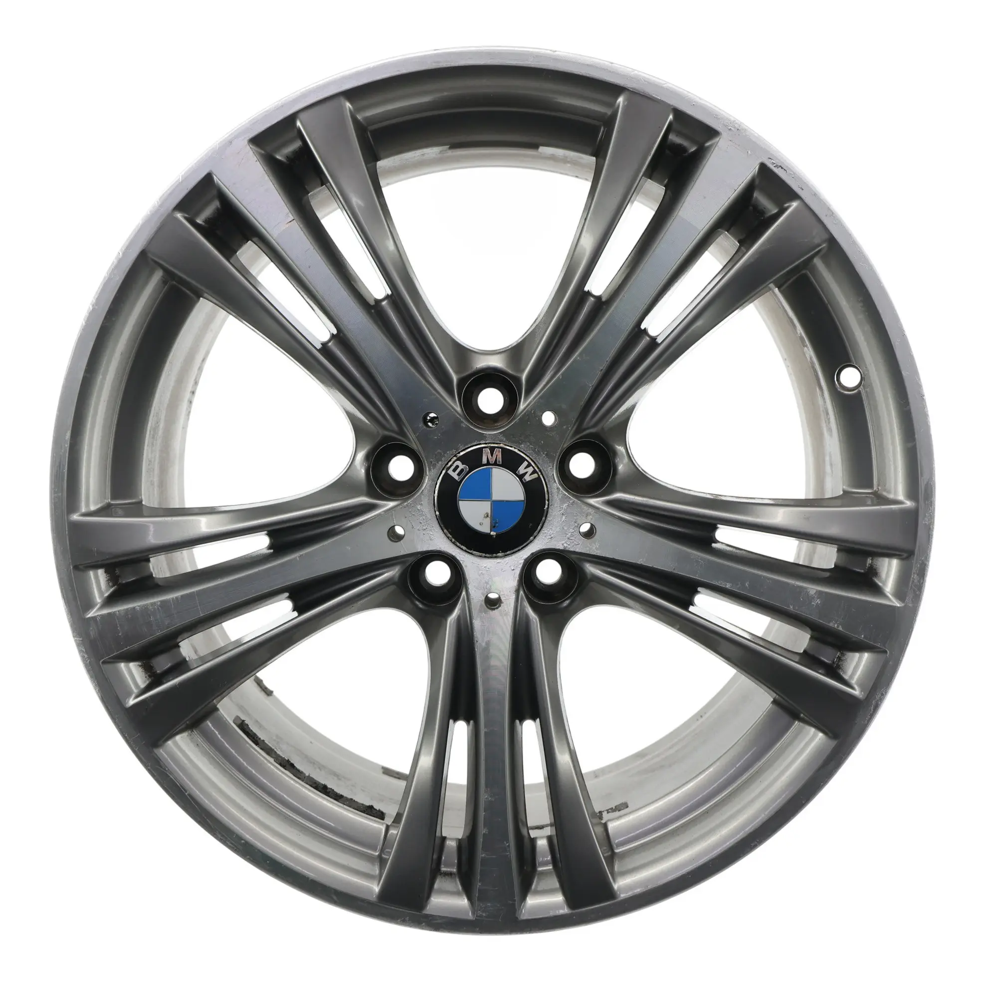 BMW F30 Ferric Grey Rear Alloy Wheel Rim 19" 8,5J ET:47 Star Spoke 407 6857566