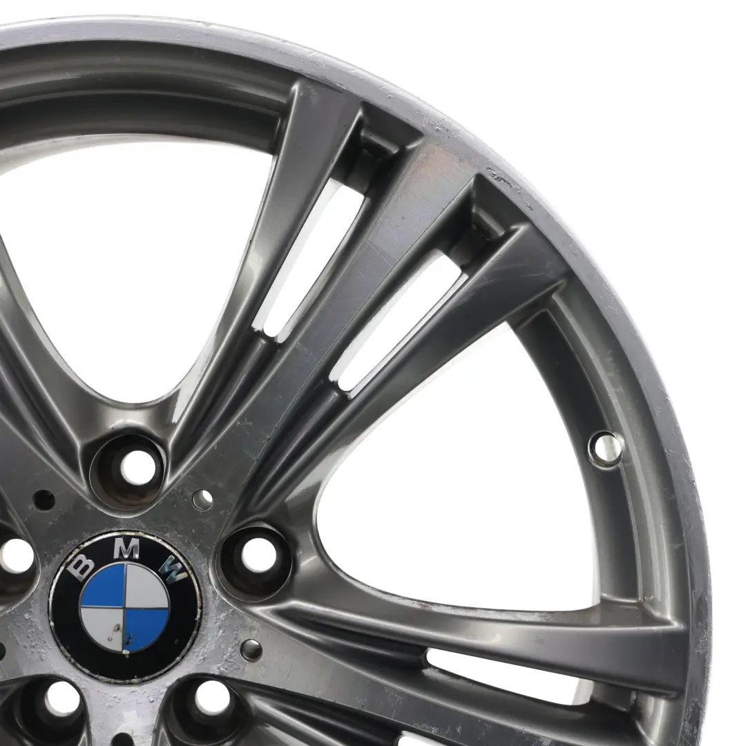 Llanta aleación trasera BMW F30 Gris Férrico 19" 8,5J ET:47 Star Spoke para con número de pieza 6857566 Llanta aleación trasera BMW F30 Gris Férrico 19" 8,5J ET:47 Star Spoke - SKU 6857566-1 - Número de pieza 6857566