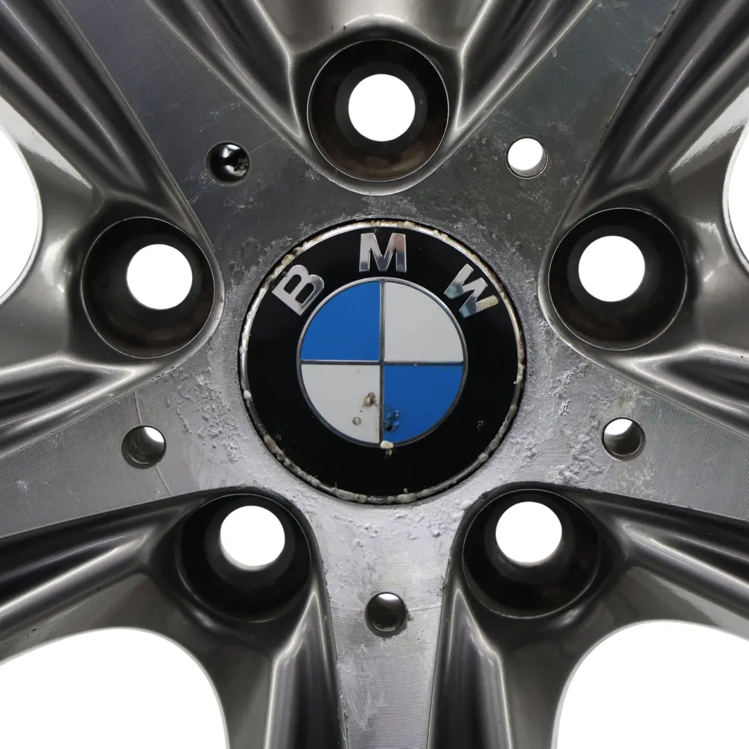 BMW F30 Ferric Grey Rear Alloy Wheel Rim 19" 8,5J ET:47 Star Spoke 407 - SKU 6857566-1 - Part number 6857566