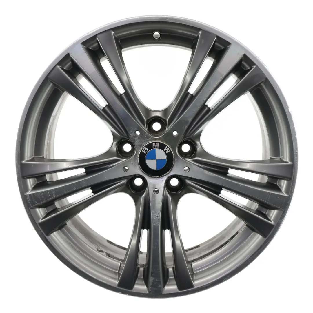 BMW F30 Ferric Grigio Cerchio posteriore lega 19" 8,5J ET:47 Star Spoke - SKU 6857566-2 - Numero di parte 6857566