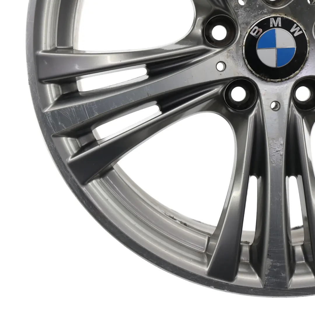 Ferric Grau Leicht metall felge hinten 19" 8,5J ET:47 für BMW F30 mit Teilenummer 6857566 BMW F30 Ferric Grau Leicht metall felge hinten 19" 8,5J ET:47 - SKU 6857566-2 - Teilenummer 6857566