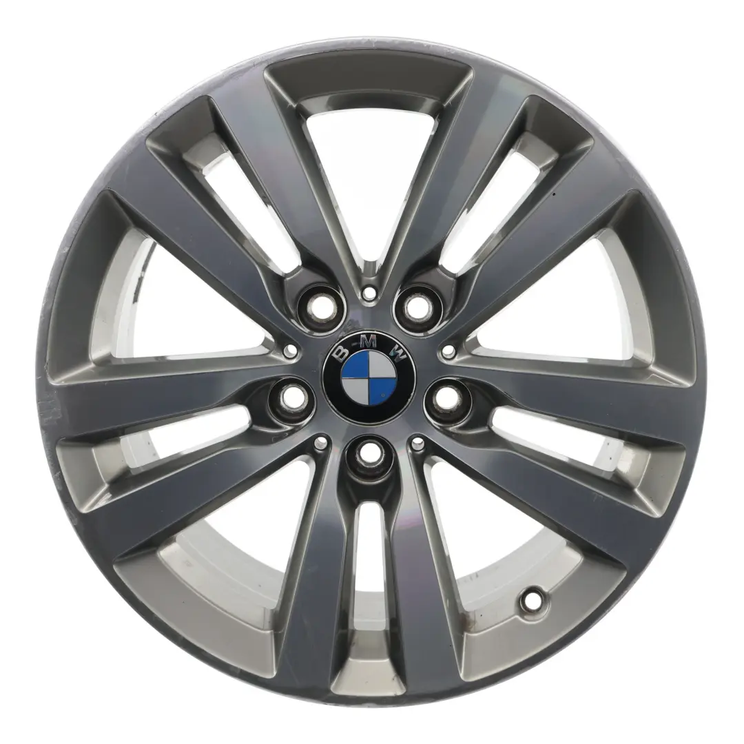 BMW F20 F21 F22 F23 Jante Alliage Gris Ferrique 17" Double Rayon 655 ET:43 7,5J - SKU 6866303-1 - Numéro de pièce 6866303