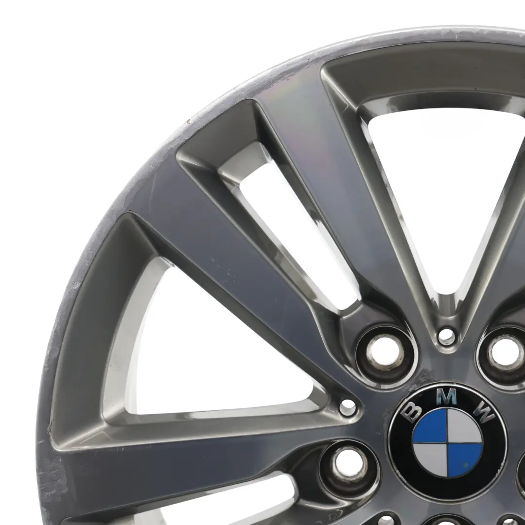 BMW F20 F21 F22 F23 Jante Alliage Gris Ferrique 17" Double Rayon 655 ET:43 7,5J - SKU 6866303-1 - Numéro de pièce 6866303