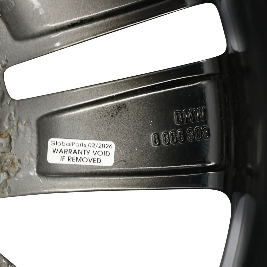 BMW F20 F21 F22 F23 Wheel Alloy Rim 17" Double Spoke 655 ET:43 7,5J - SKU 6866303-14 - Part number 6866303