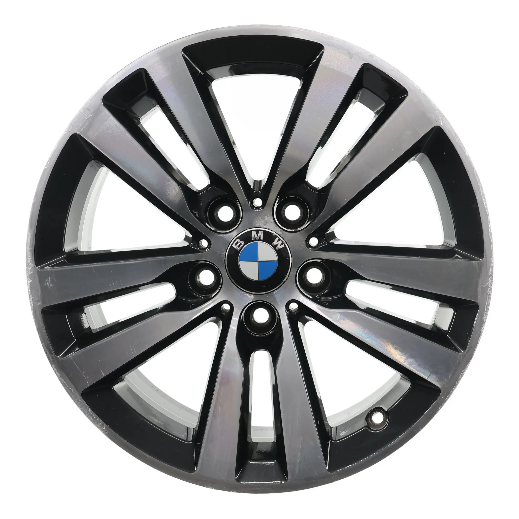 BMW F20 F21 F22 F23 Leichtmetallfelge Schwarz 17" ET:43 7,5J Doppel Speiche 655