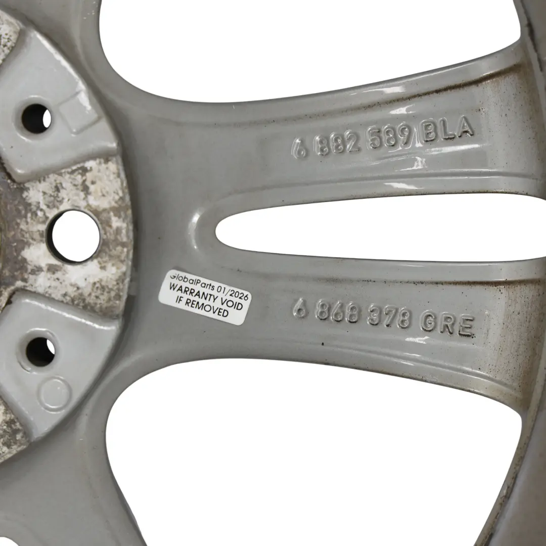 BMW F30 F31 F32 Jante Alliage 18" 8,5J ET:47 Double Rayon 397 Gris - SKU 6868378-5 - Numéro de pièce 6868378