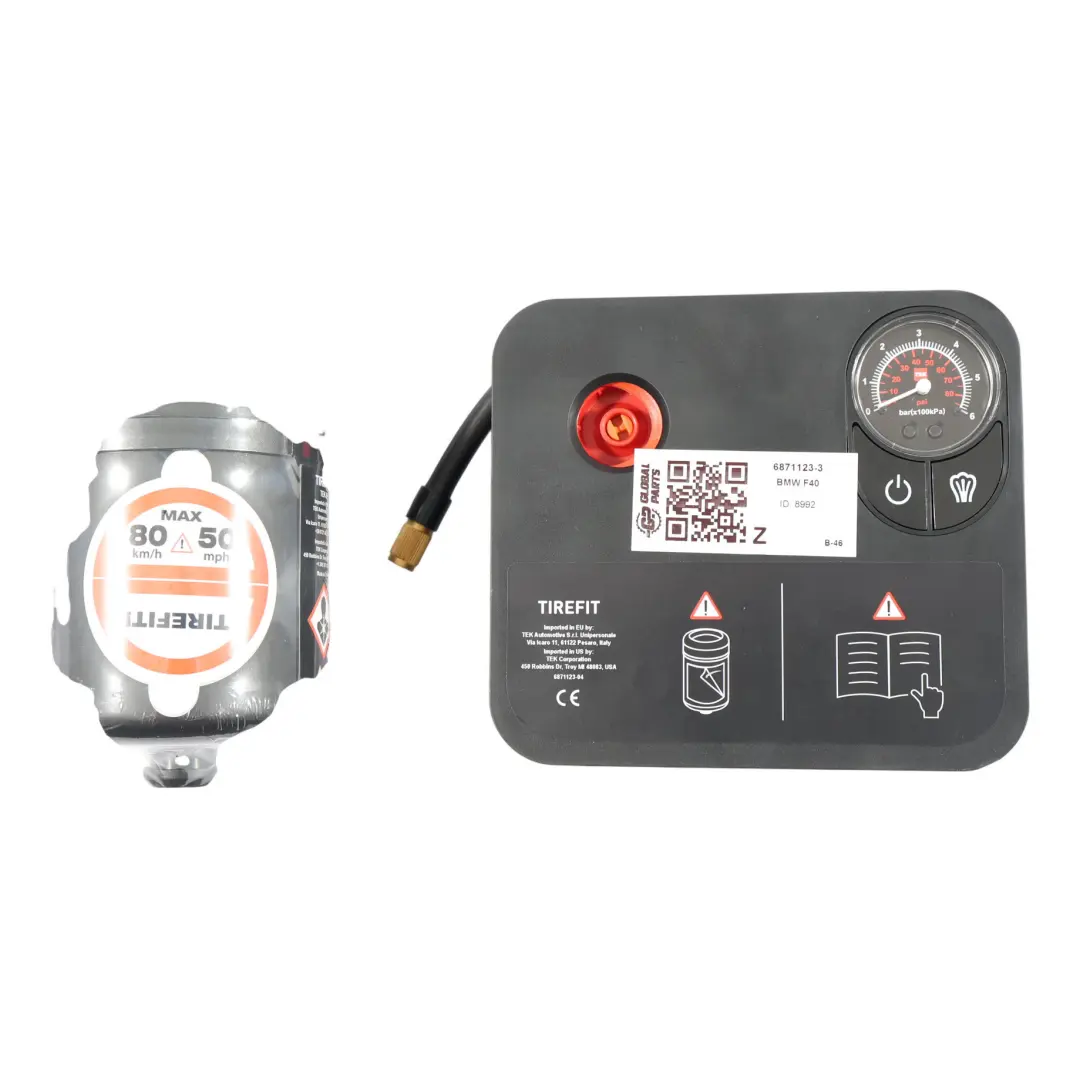BMW F40 F45 X1 F48 Mini F55 F56 F60 Compresseur D'Air Gonfleur Pneus - SKU 6871123-3 - Numéro de pièce 6871123