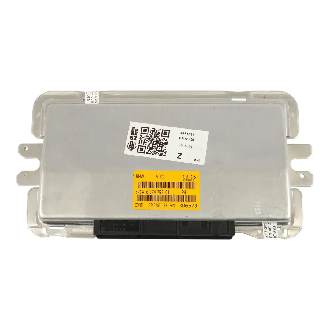 BMW F25 VDC1 Fahrwerkssteuergerät ECU - SKU 6874797 - Teilenummer 6874797