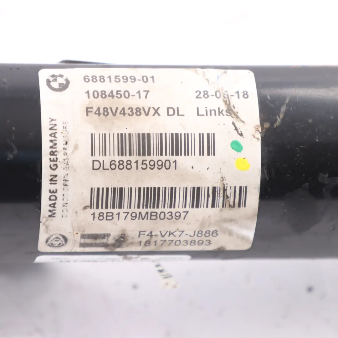 Strut Shock Absorber Damper Front Left N/S to BMW F48 Spring with Part number 6881599 BMW F48 Spring Strut Shock Absorber Damper Front Left N/S - SKU 6881599 - Part number 6881599