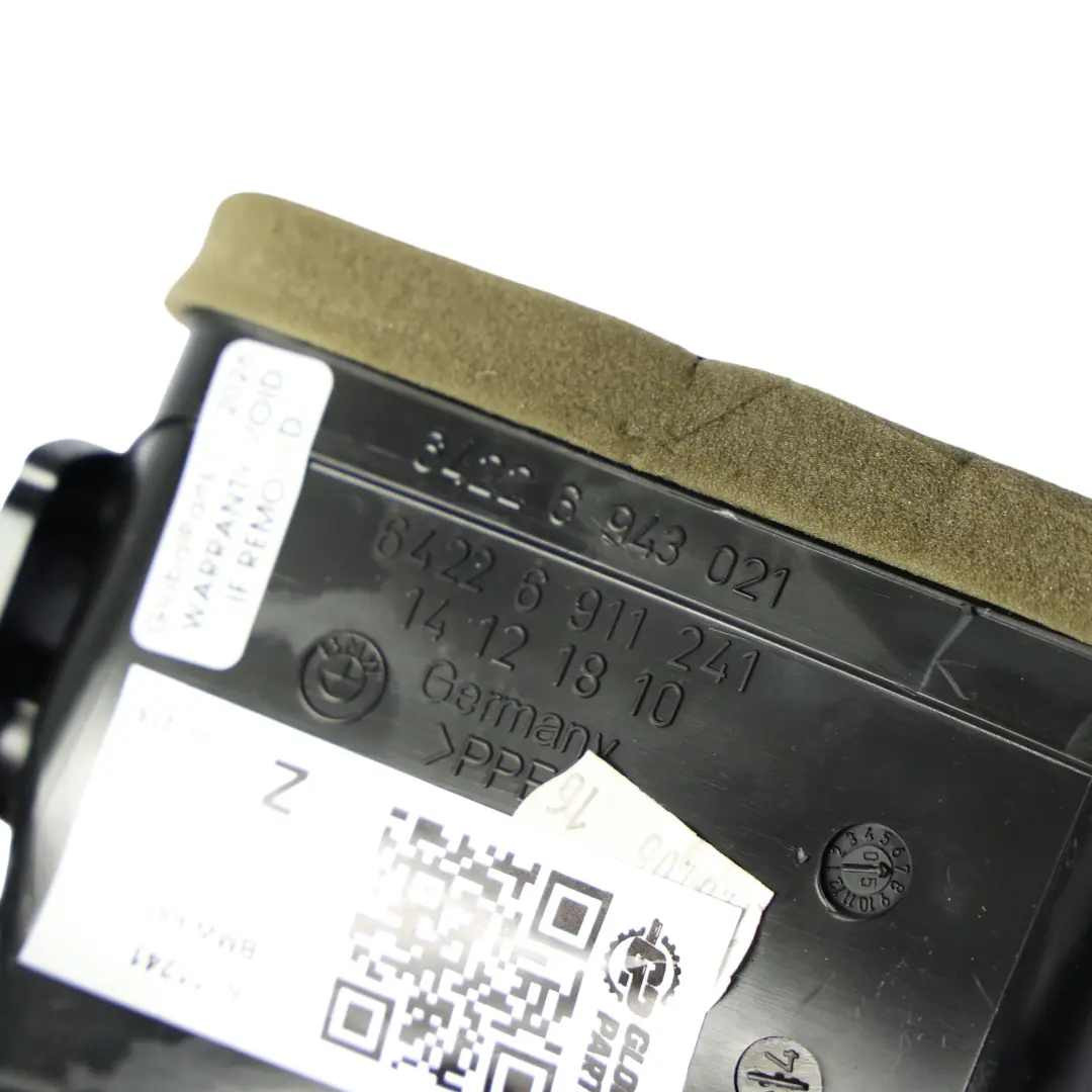 BMW E65 E66 E67 Cover Fresh Air Grille Left N/S Dark Silver - SKU RHD-7007227-1 - Part number 7007227