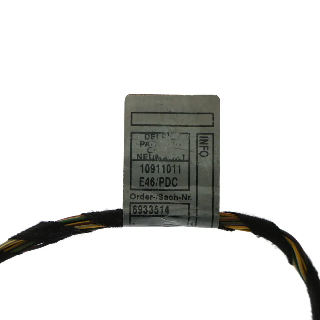 Faisceau Câbles PDC Pare-Chocs Arrière pour BMW E46 à propos du numéro de pièce 6933514 BMW E46 Faisceau Câbles PDC Pare-Chocs Arrière - SKU 6933514 - Numéro de pièce 6933514