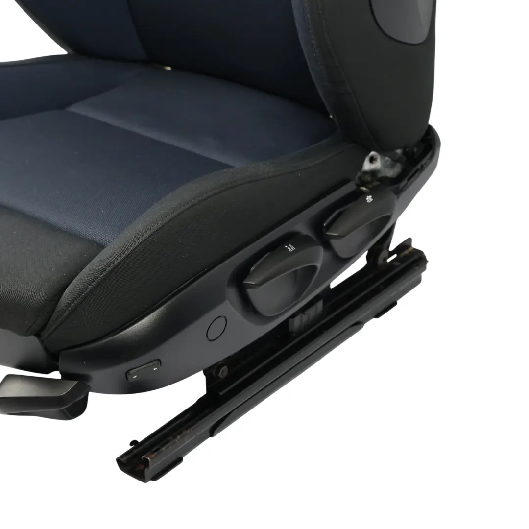 BMW E87 Asiento Deportivo Delantero Izquierdo Interior Tela Red Monaco Azul - SKU 6955941 - Número de pieza 6955941