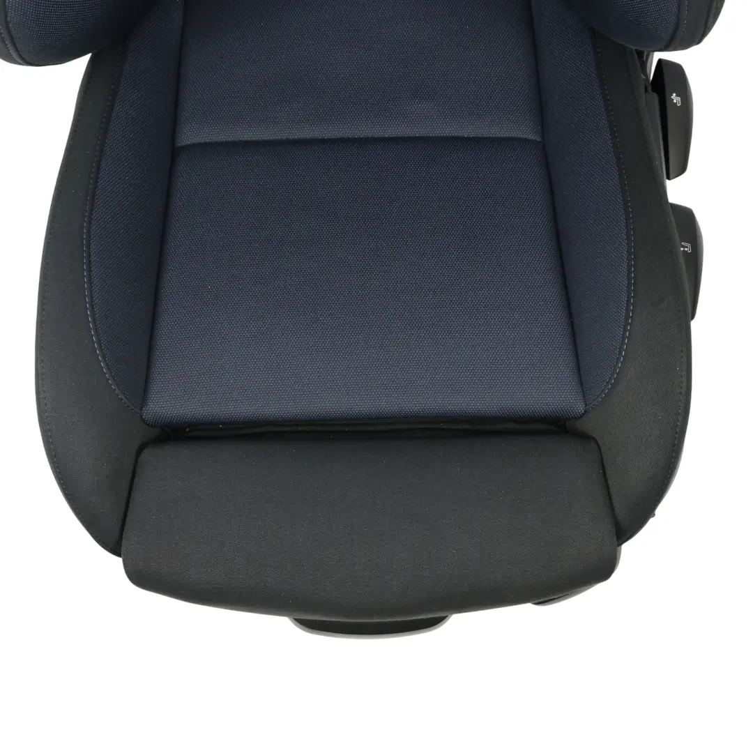 BMW E87 Asiento Deportivo Delantero Izquierdo Interior Tela Red Monaco Azul - SKU 6955941 - Número de pieza 6955941