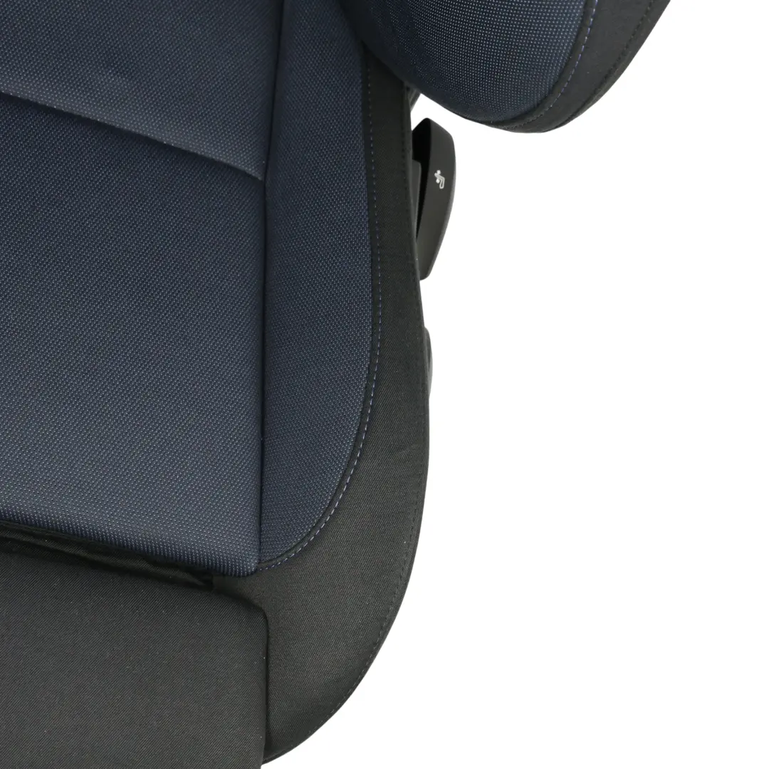 BMW E87 Asiento Deportivo Delantero Izquierdo Interior Tela Red Monaco Azul - SKU 6955941 - Número de pieza 6955941