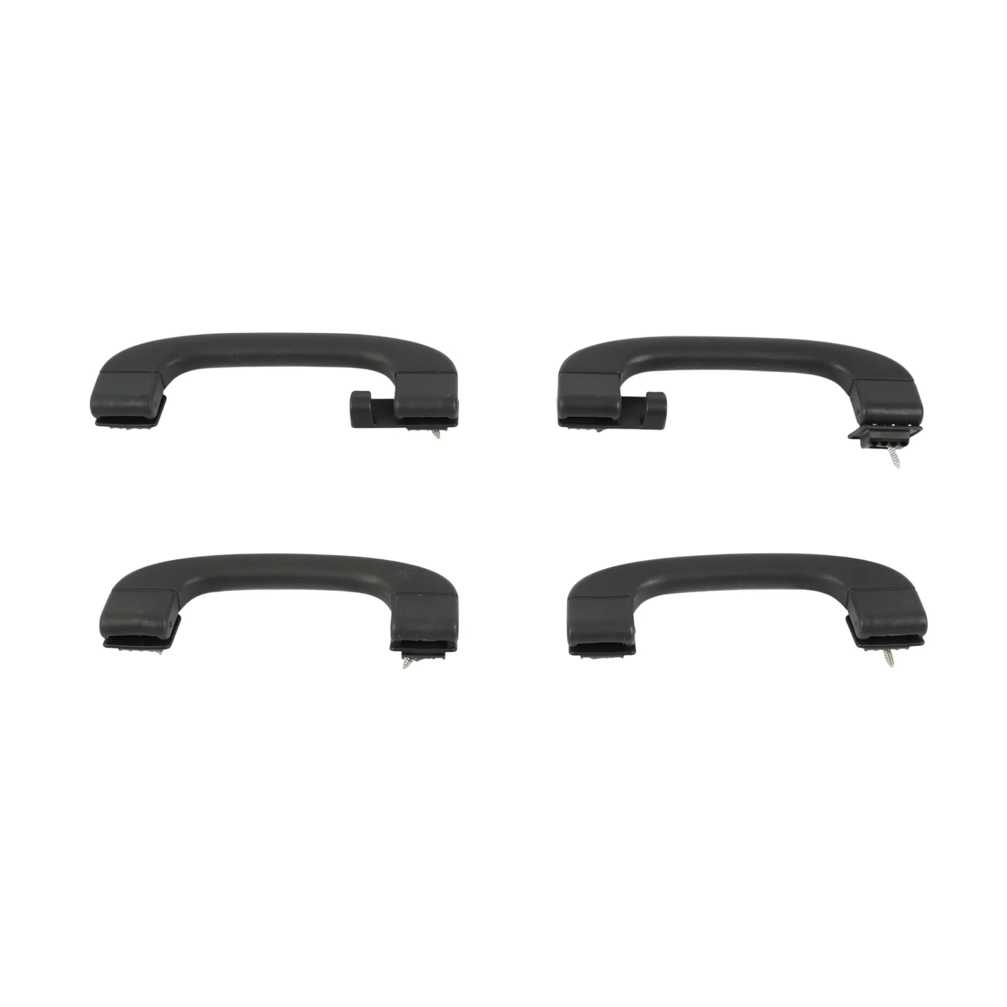BMW X5 E70 Interior Headliner Roof Grab Handle Black Front Rear SET X4 6977693