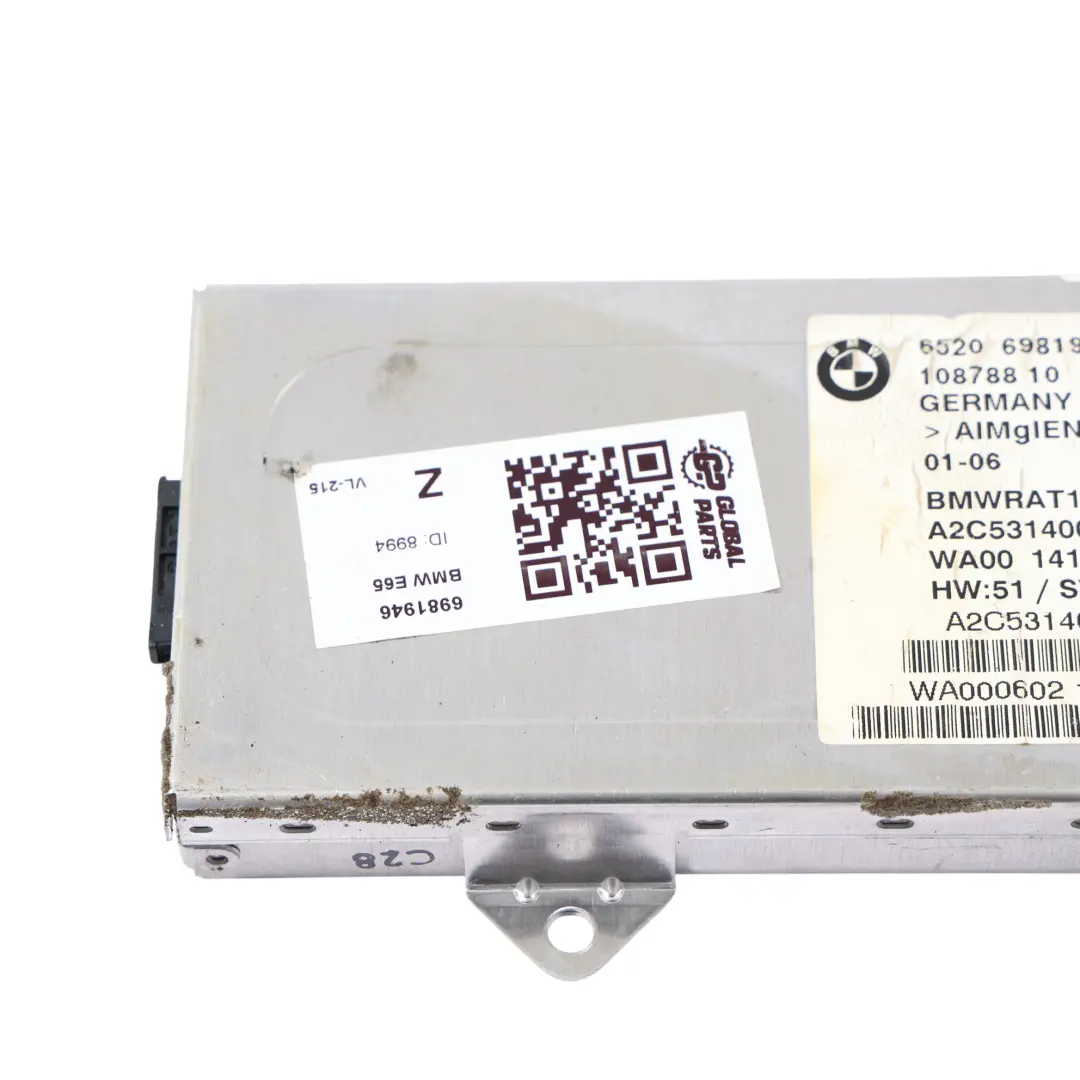 BMW 7 E65 E66 E67 Antennen Verstärker Steuergerät ECU Signalverstärker - SKU 6981946 - Teilenummer 6981946