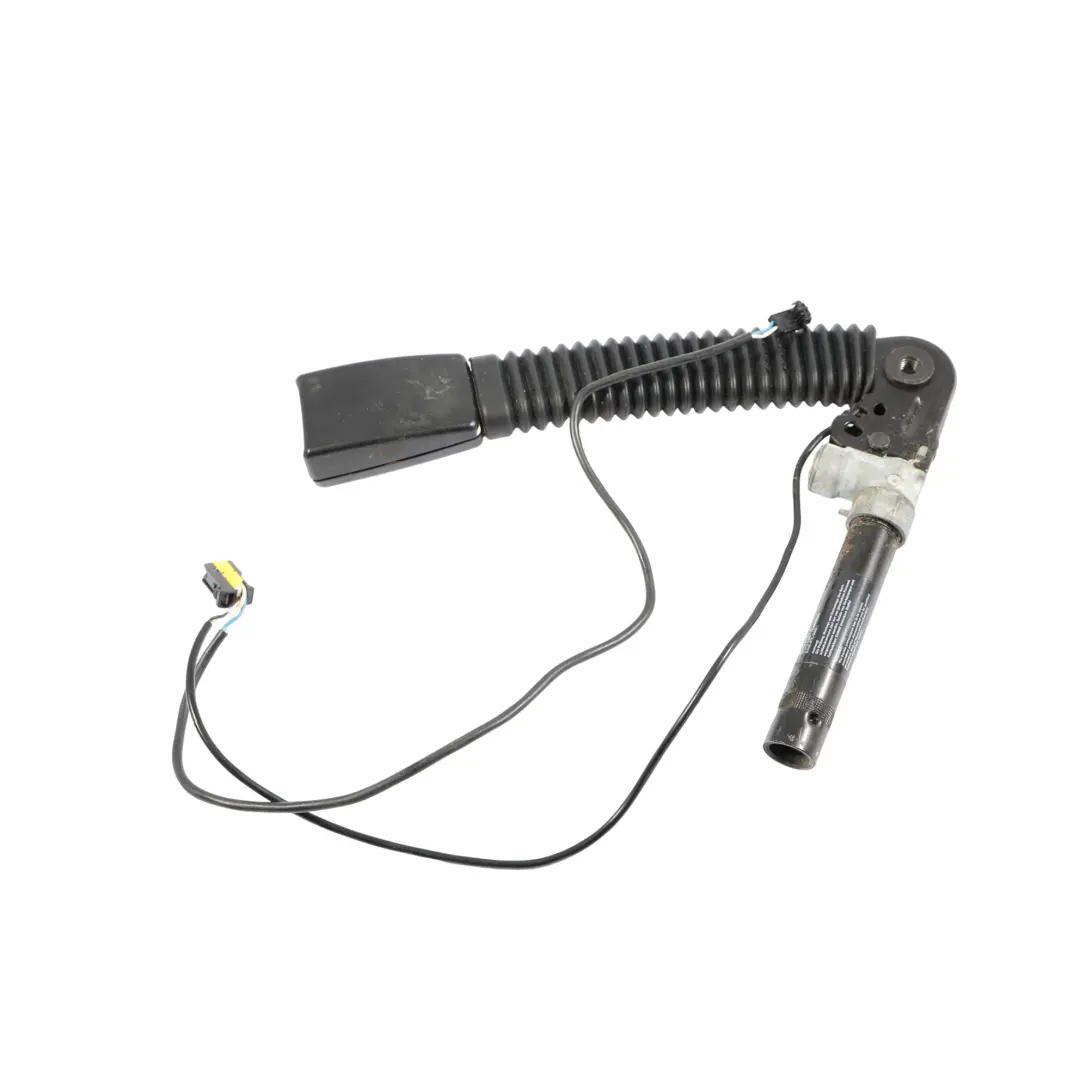 Belt Buckle Front Right O/S Lower Belt Tensioner to BMW E65 E66 Seat with Part number 6982522 BMW E65 E66 Seat Belt Buckle Front Right O/S Lower Belt Tensioner - SKU 6982522 - Part number 6982522