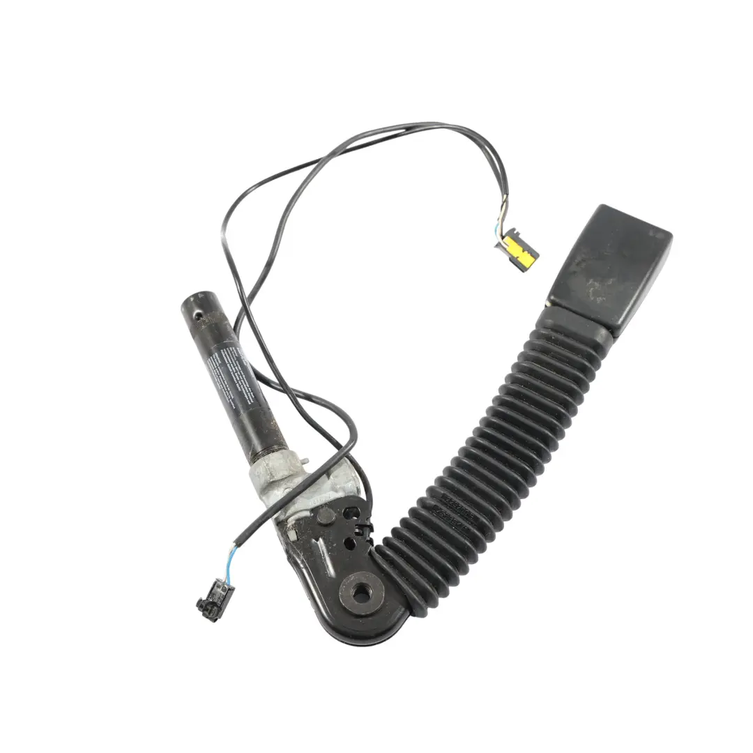Belt Buckle Front Right O/S Lower Belt Tensioner to BMW E65 E66 Seat with Part number 6982522 BMW E65 E66 Seat Belt Buckle Front Right O/S Lower Belt Tensioner - SKU 6982522 - Part number 6982522