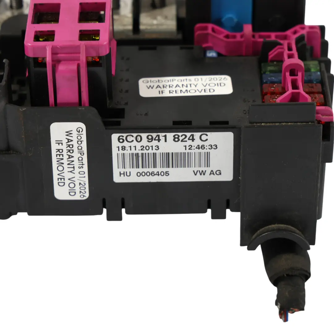 Audi A1 S1 8X Skoda Fabia Mk3 Fuse Relay Box Module Control Unit - SKU 6C0941824C - Part number 6C0941824C