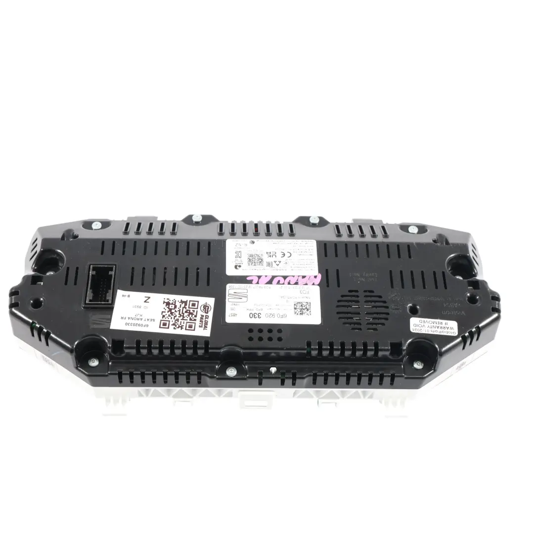 Seat Arona Mk1 KJ7 Tableau De Bord Numérique Essence Manuelle - SKU 6F0920330 - Numéro de pièce 6F0920330