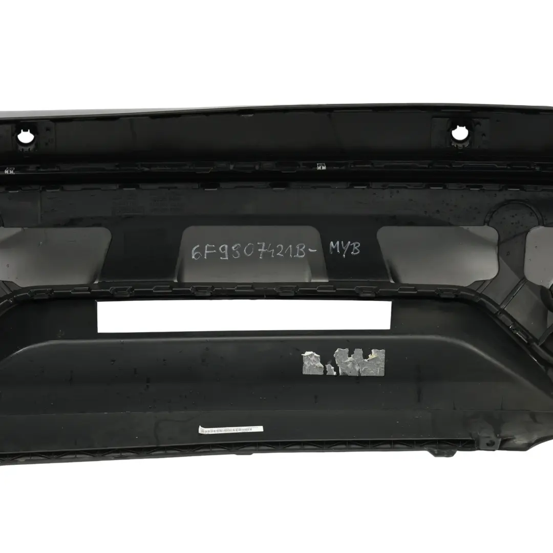 Bumper Panel Cover Trim Mythical Black Metallic - Y9T to Seat Arona FR Rear with Part number 6F9807421B Seat Arona FR Rear Bumper Panel Cover Trim Mythical Black Metallic - Y9T - SKU 6F9807421B-MYB - Part number 6F9807421B