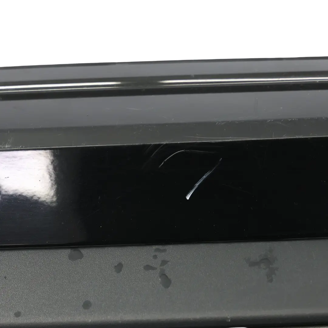 Bumper Panel Cover Trim Mythical Black Metallic - Y9T to Seat Arona FR Rear with Part number 6F9807421B Seat Arona FR Rear Bumper Panel Cover Trim Mythical Black Metallic - Y9T - SKU 6F9807421B-MYB - Part number 6F9807421B