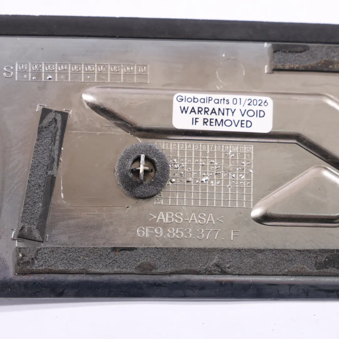 Seat Arona FR KJ7 Osłona Listwa Nakładka Słupka C Aluminium Lewy - SKU 6F9853377F - Numer Części 6F9853377F