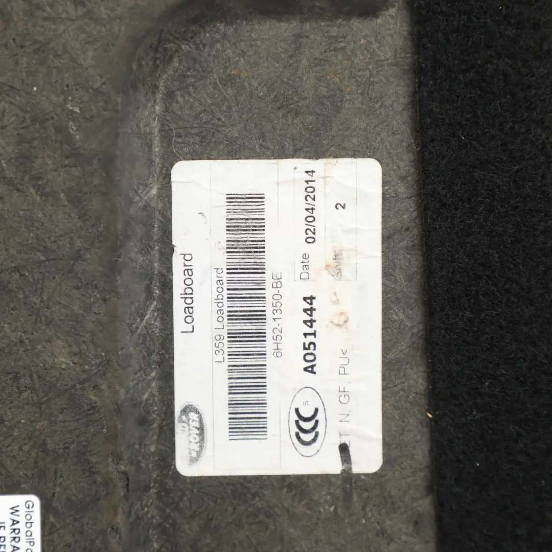 Land Rover Freelander 2 Boot Trunk Floor Liner Trim Carpet Cover 6H521350BE - SKU 6H52-1350-BE - Part number 6H52-1350-BE