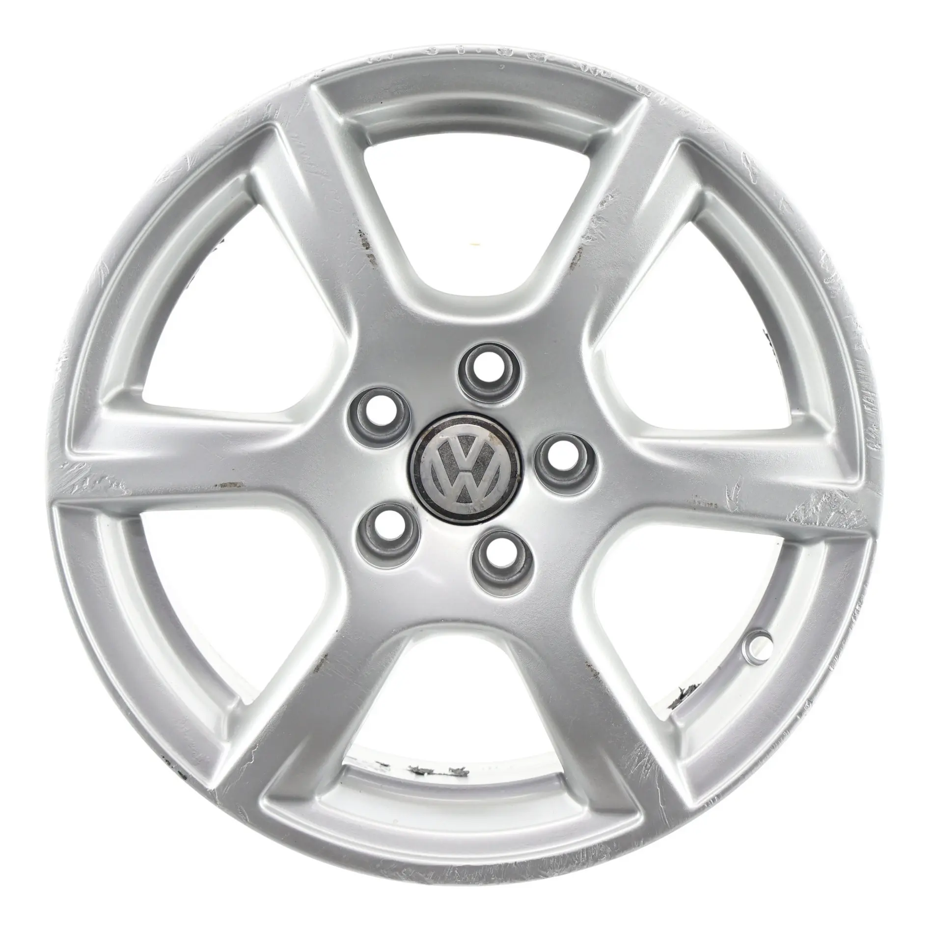 VW Volkswagen Polo 6R Mk5 Leicht Metall Felge Silber 15" ET:40 6J 6R0601025C