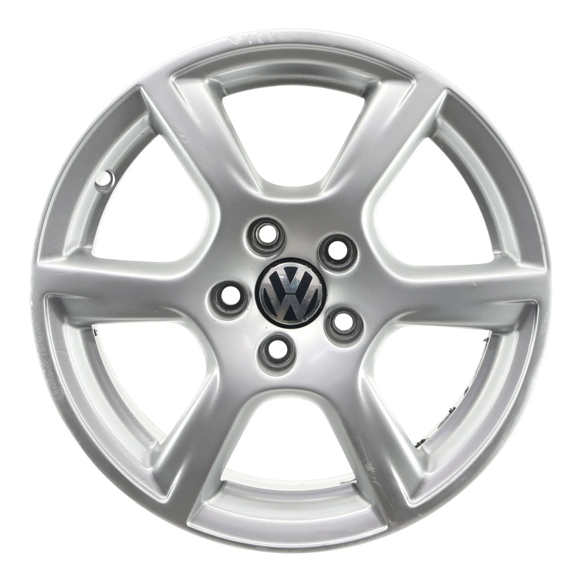 VW Volkswagen Polo 6R Mk5 Wheel Rim Alloy Silver 15" ET:40 6J 6R0601025C