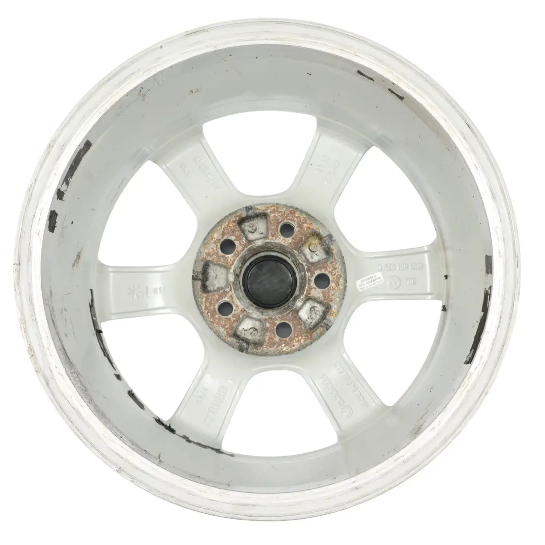 VW Volkswagen Polo 6R Mk5 Wheel Rim Alloy Silver 15" ET:40 6J - SKU 6R0601025C-3 - Part number 6R0601025C