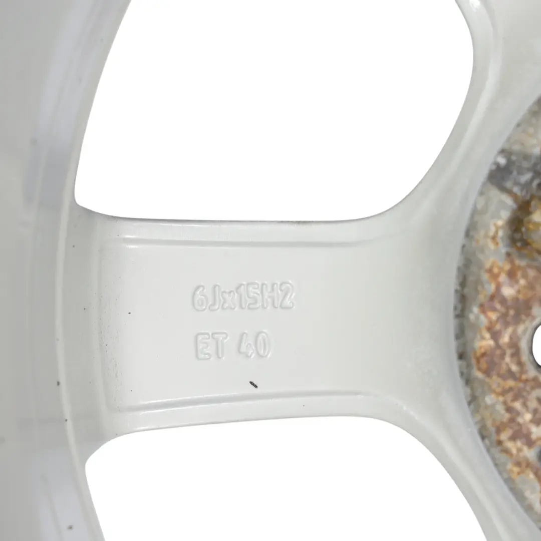 Mk5 Wheel Rim Alloy Silver 15" ET:40 6J to VW Volkswagen Polo 6R with Part number 6R0601025C VW Volkswagen Polo 6R Mk5 Wheel Rim Alloy Silver 15" ET:40 6J - SKU 6R0601025C-3 - Part number 6R0601025C