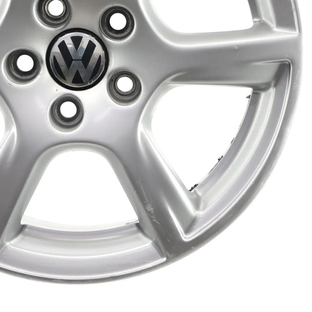 VW Volkswagen Polo 6R Mk5 Wheel Rim Alloy Silver 15" ET:40 6J - SKU 6R0601025C-3 - Part number 6R0601025C