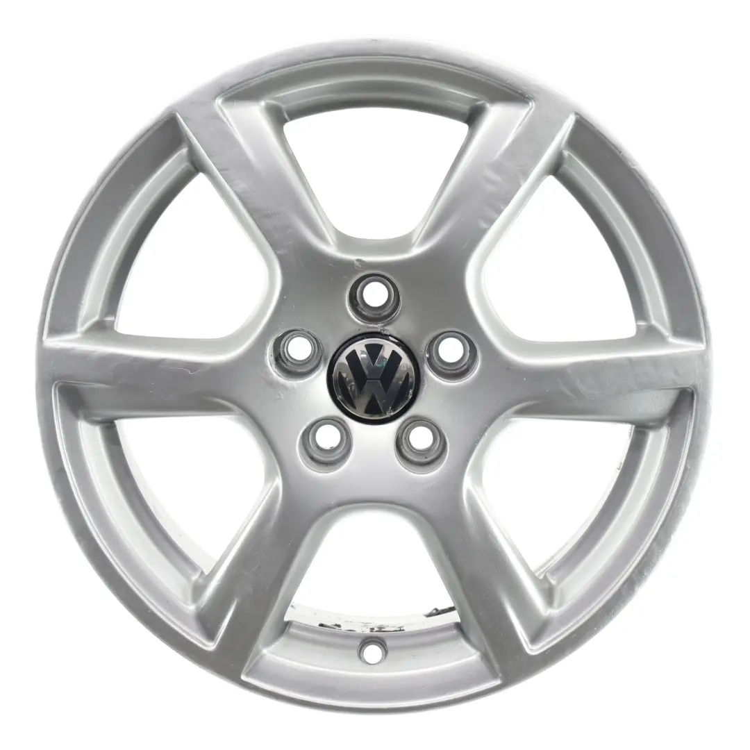 Volkswagen Polo 6R Mk5 Wheel Rim Alloy Silver 15" ET:40 6J - SKU 6R0601025C-4 - Part number 6R0601025C