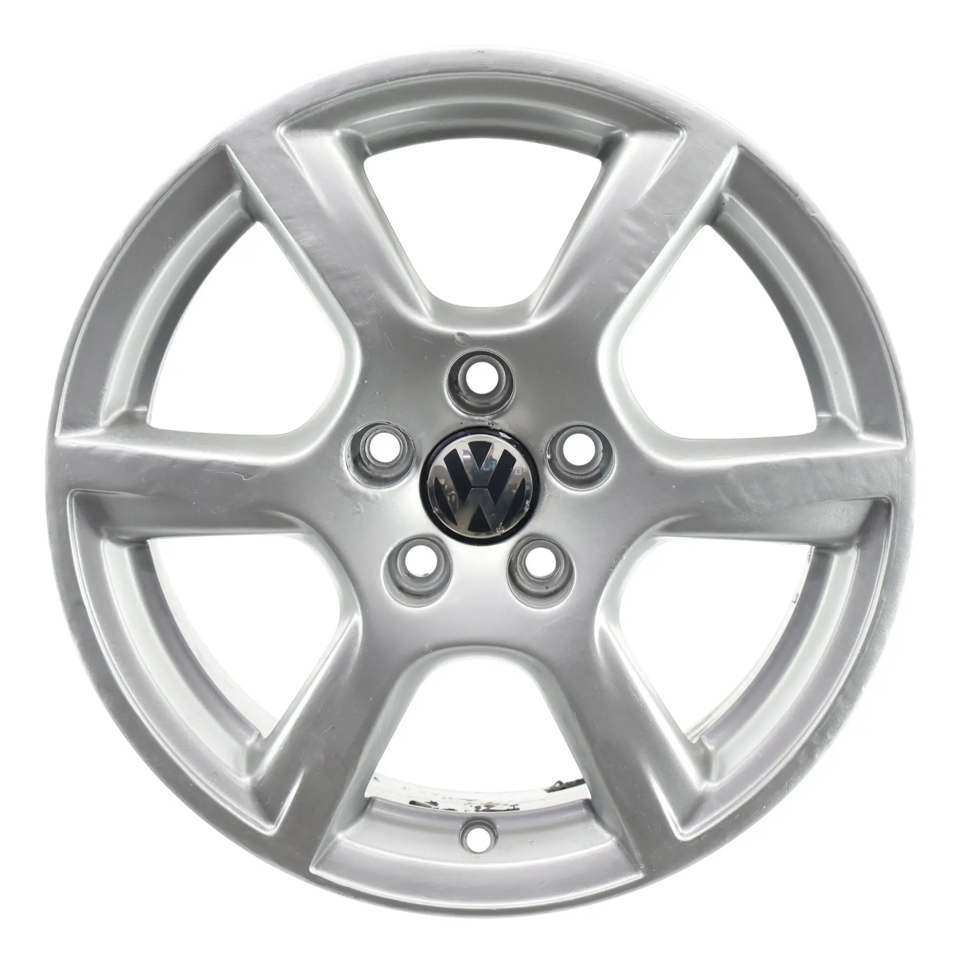 Volkswagen Polo 6R Mk5 Wheel Rim Alloy Silver 15" ET:40 6J 6R0601025C