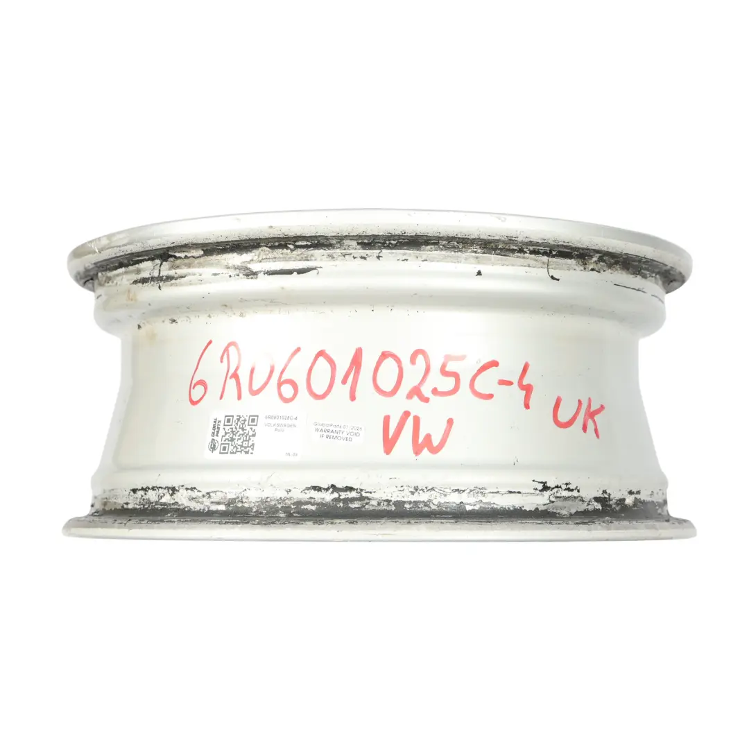 Volkswagen Polo 6R Mk5 Wheel Rim Alloy Silver 15" ET:40 6J - SKU 6R0601025C-4 - Part number 6R0601025C