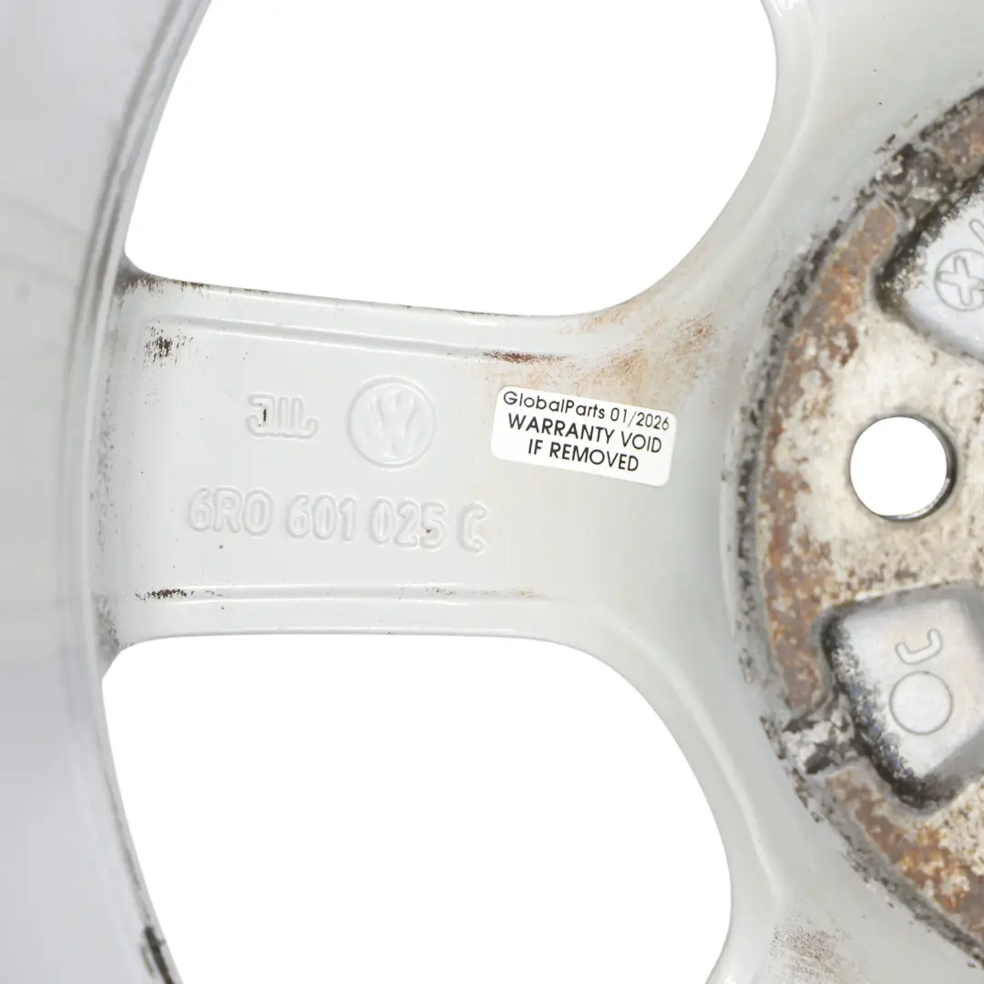 Volkswagen Polo 6R Mk5 Wheel Rim Alloy Silver 15" ET:40 6J - SKU 6R0601025C-4 - Part number 6R0601025C